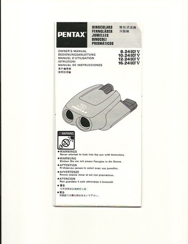 Pentax ucf v binocolo - pentax,