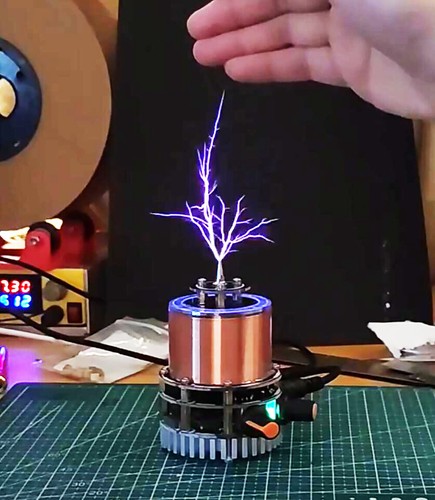 Mini sstc tesla coil doppia - coil,