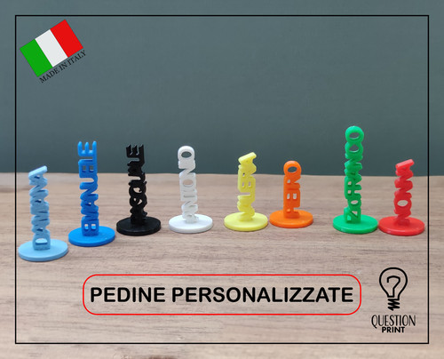 Pedine gioco personalizzate - gioco,