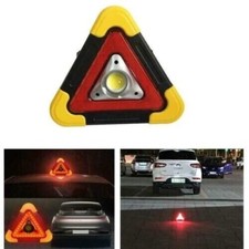TRIANGOLO PER EMERGENZA STRADALE A LED RICARICA SOLARE USB SOCCORSO AUTO MOT