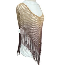 Poncho scialle donna Y2K OS