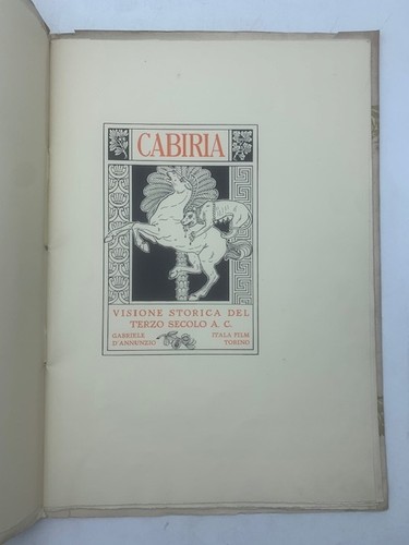 Cabiria visione storica del - cabiria.,