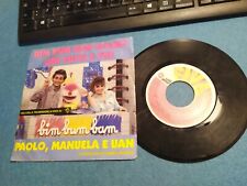 BIM BUM BAM SIAMO QUI TUTTI E 3 - FOUR CIAO CIAO Sigla TV 45 giri  VINTAGE 