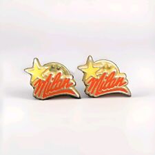 Set 2 Spille Distintivo AC Milan Anni 80 Stella 10 Scudetti ⚽