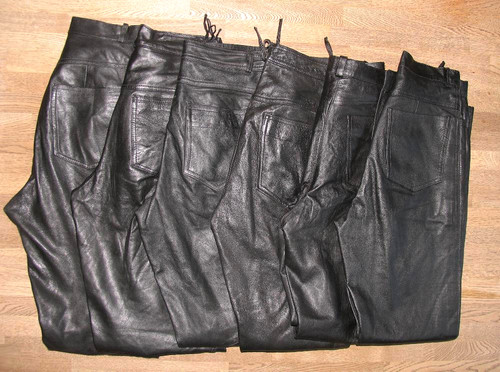 Pantaloni pelle per donna - pantaloni,