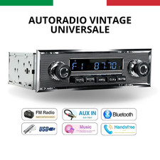 Autoradio Vintage 1DIN Stereo