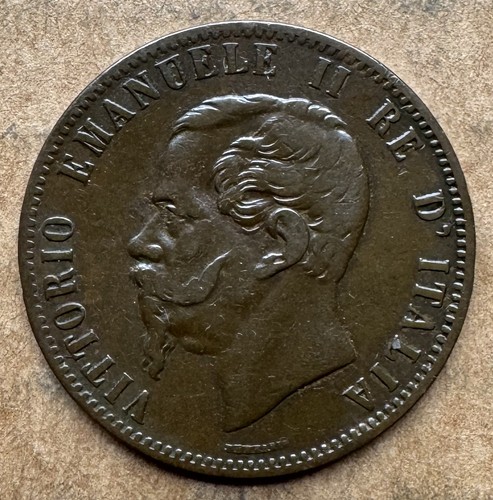 1867 italia centesimi - italia, 10