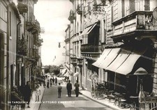 dn267 cartolina tarquinia corso vittorio emanuele provincia di viterbo