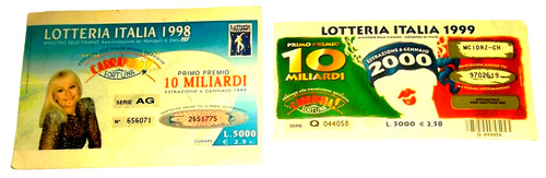 Vintage biglietti lotteria - biglietti,