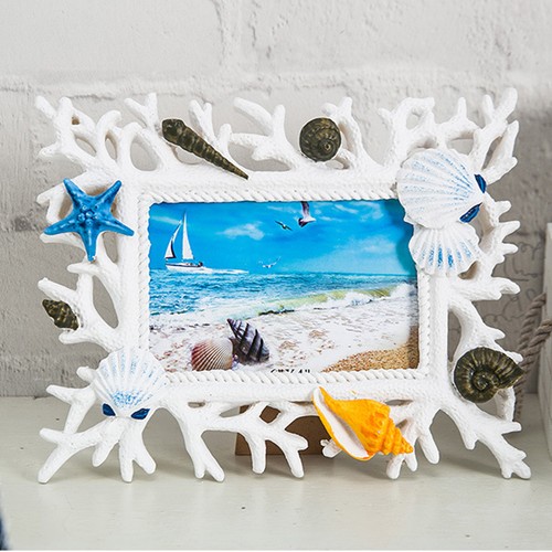 Cadre photo coquille - cadre, de