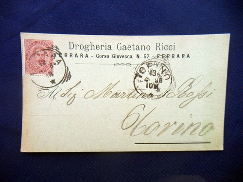 1896 cartolina pubblicità - ,