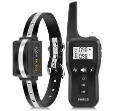 Collare elettrico da addestramento cani 1000m telecomando impermeabile antish IT
