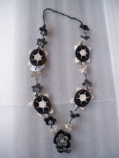 Collana lana cotta lunga - lana,