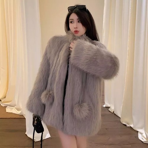 Giacca cappotto pelliccia - giacca,