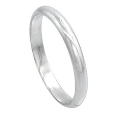 3mm uomo donna - donna, argento