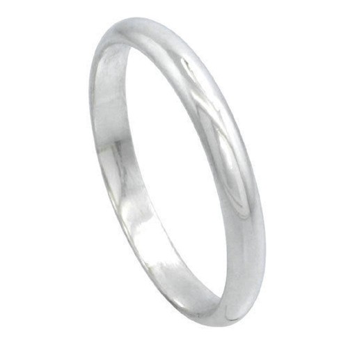 3mm uomo donna - donna, argento