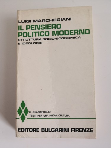 Pensiero politico - il,