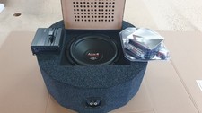 Alloggiamento ruota di scorta, con piastra di copertura incl. sistema audio subwoofer e amplificatore di potenza