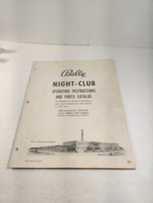 Bally NIGHT CLUB Bingo 1956