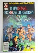 The Real Ghostbusters 3 VF (waves on bc) 1988.NEWSTAND VARIANT.First Print.