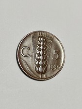 5 CENTESIMI 1936 - SPIGA REGNO