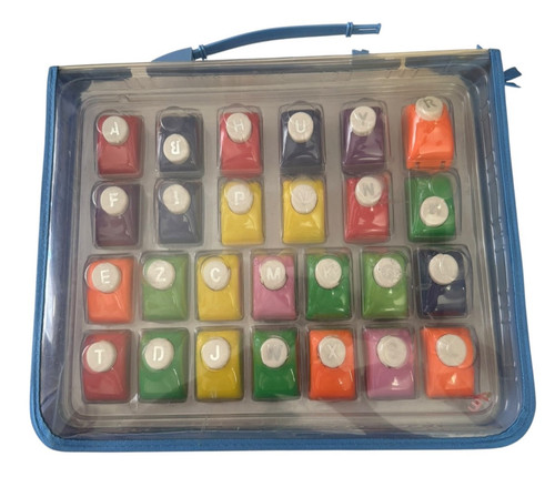 Set punzoni carta - , alfabeto