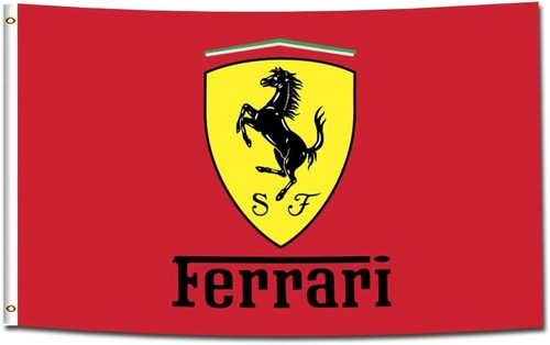 Per ferrari racing flag 3x5ft - flag,