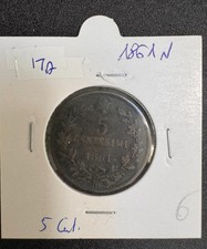 REGNO ITALIA  5 CENTESIMI 1861