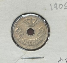 1905 Romania 5 Bani Coin