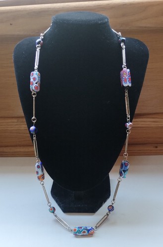 Collana millefiori italiana - millefiori,