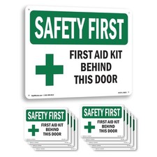 First Aid Kit Behind This Door