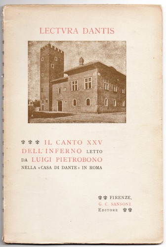 Lectura dantis canto - lectura,