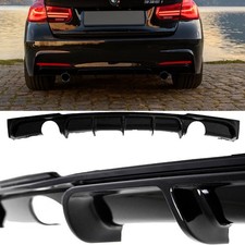 Diffusore sportivo attacco posteriore nero lucido adatto per BMW F30 F31 pacchetto M 335