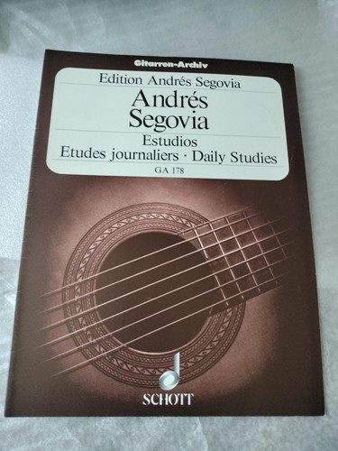 Andres segovia daily studies - segovia,