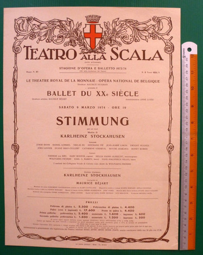Locandina teatro alla scala - teatro,