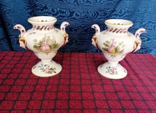 Coppia Antichi Vasi Ceramica