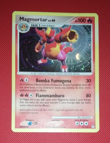 Magmortar 123 holo tesori - 12/123,