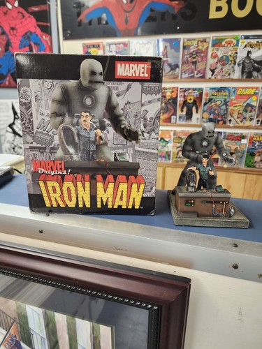 Statua iron man marvel origins - iron,
