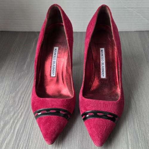 Vintage manolo blahnik rosso - vintage,