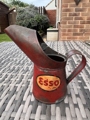 Vintage esso half pint oil - esso, jug