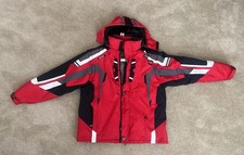 Spyder Dermizax EV Giacca Sci Snowboard Uomo XL X-Static Isolamento Rosso e Nero