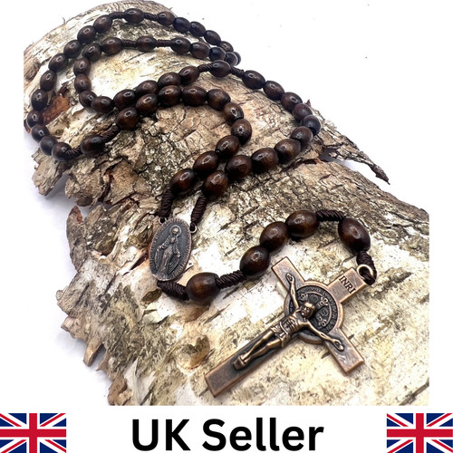Handmade maple wooden rosary - handmade,