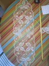 Set 3 centrini rettangolari Fatti ad uncinetto varie misure (24)