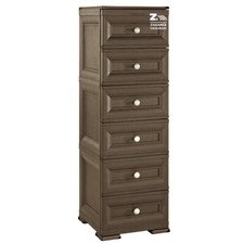 CASSETTIERA 3 MODULI 6 CASSETTI COLORE WENGE'