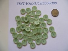 45 BOTTONI 4 FORI RESINA VERDE