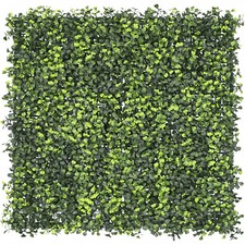 20 in Legno di Bosso Finta Foglia Artificiale con Copertura Pannello Recinzione Posteriore Schermo Arredamento Casa