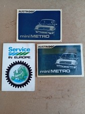 Austin Mini Metro - Libretti Manutenzione, Informazioni supplementari, Service