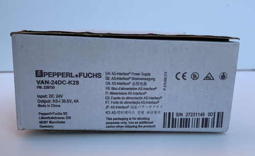 Pepperl fuchs vvan - pepperl, vvan-24dc-k28