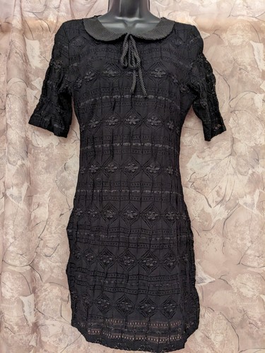 Lovemarks abito nero pizzo - lovemarks,