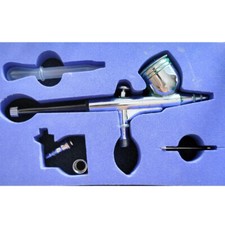 AEROGRAFO AIR BRUSH KIT AB722 AB73 AIRBRUSH PISTOLA ø0.3mm AIR COMPRESSOR MODEL